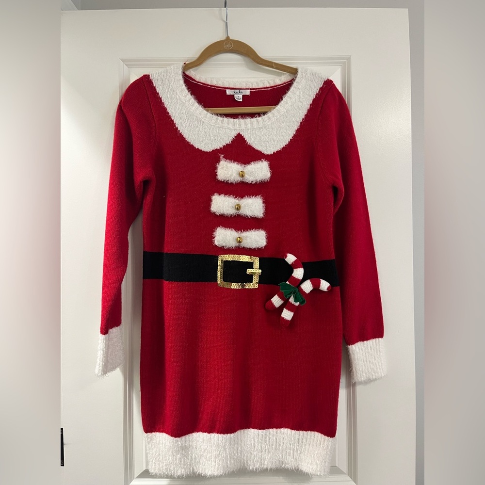 Women’s Santa Sweater Dress